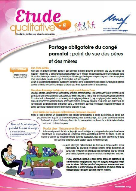 Partage obligatoire du congé parental