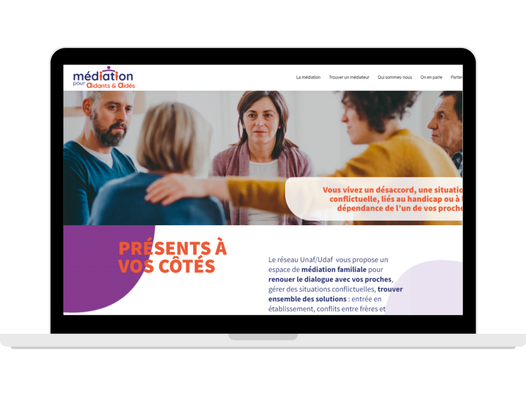 Site internet Mediation-aidants-aides.fr