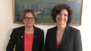 Marie-Andrée Blanc et Annelore Coury