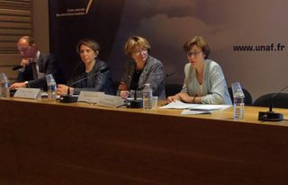 Christelle Dubos à l'Unaf en 2019