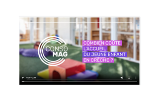 Consomag coût accueil jeune enfant