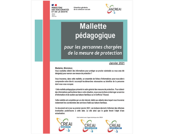 Mallette pédagogique pour les personnes chargées de la mesure de protection
