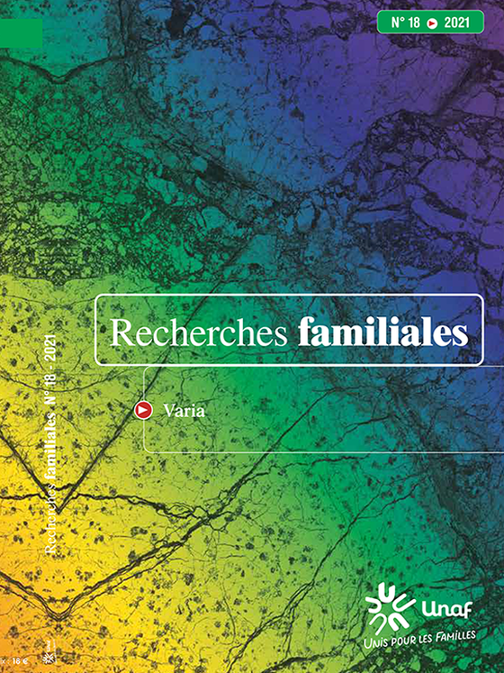 « Familles et rites » — « Enfant, enfance et discernement » Recherches familiales 2012 n° 9