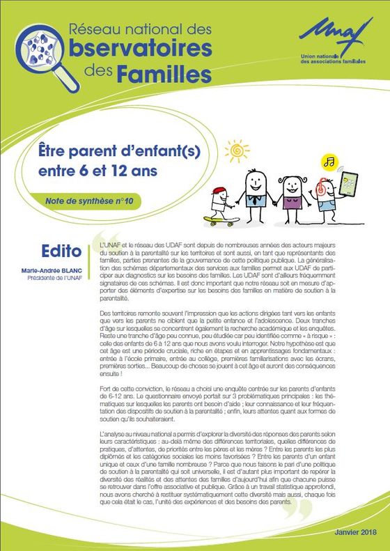 Être parent d’enfant(s) entre 6 et 12 ans
