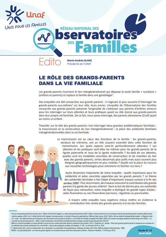 Rôle des grands parents dans la famille
