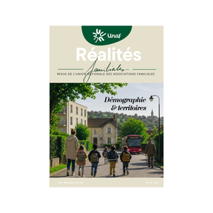 Lot de 25 ex - Réalités Familiales n°145 : «&nbsp;Démographie & territoires »
