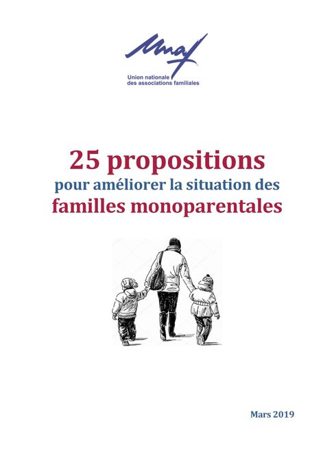 25 propositions Unaf pour les familles monoparentales