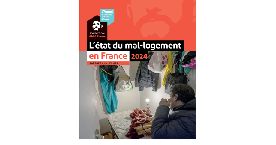 Couverture du Rapport mal logement en France 2024 Fondation Abbé Pierre